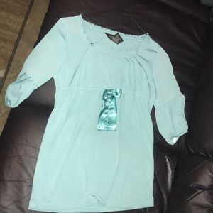 Teal dress shirt
